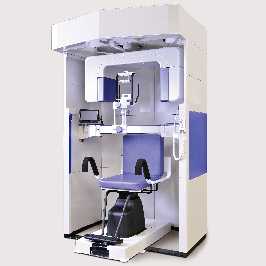 精密検査に使用する歯科用CTスキャナー